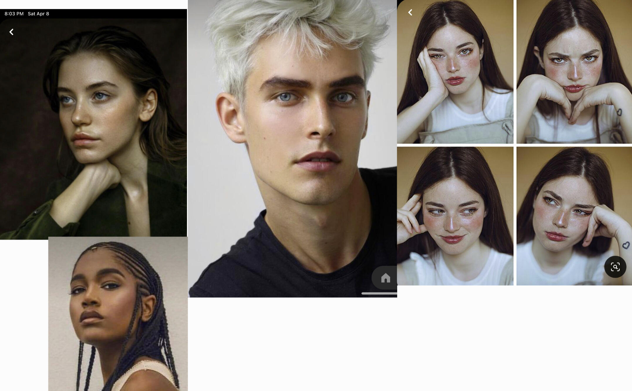 here's an example of portraits i've used as references for head shots in the past. if you have a specific face claim for your character tell me the model/actors name and i'll find suitable reference images of them!